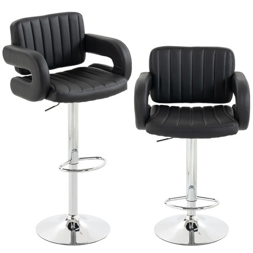 Homcom set swivel bar - set,