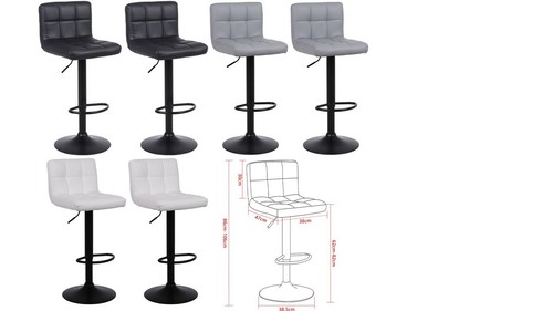 Bar stools faux leather - stools,