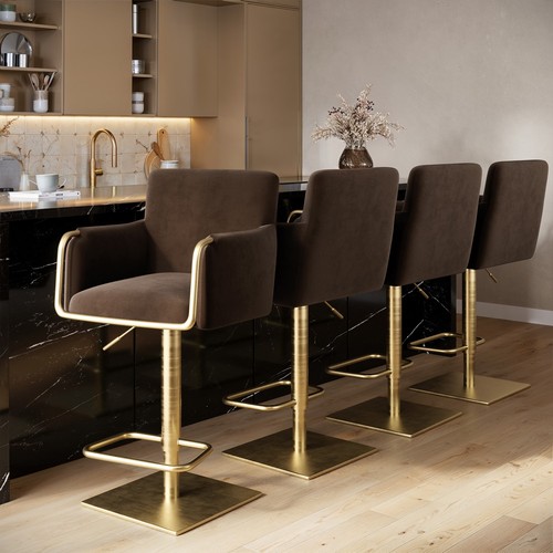 Set brown velvet - brown,