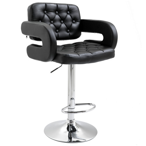 Homcom adjustable swivel - swivel, bar