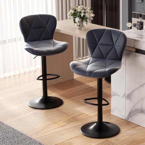 Faux leather bar - bar, stools