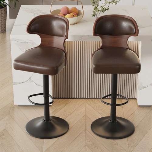 Set leather swivel - leather, bar