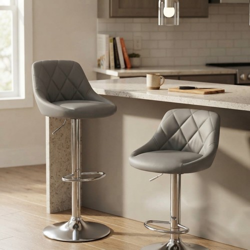 Sleek swivel bar stools - stools, of