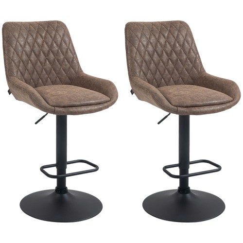 Homcom leather padded - padded, bar