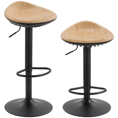 Homcom set oak - set, of