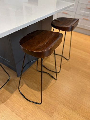 Set bar stools walnut - set,
