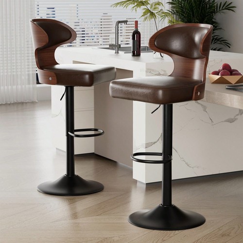 Set leather swivel - of, bar