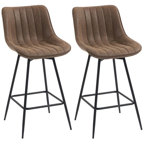 Homcom swivel bar - swivel, stools