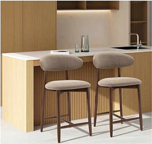 Modern upholstered bar stool - modern, 2