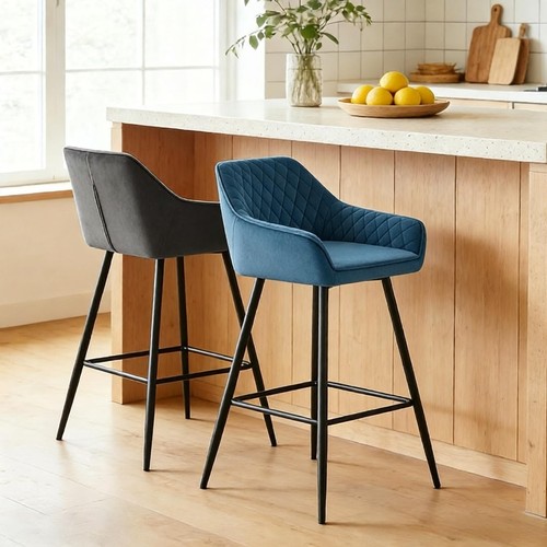 Set velvet bar - 2/4, chairs