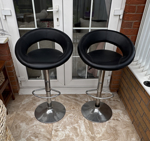 Set black faux leather - 2,