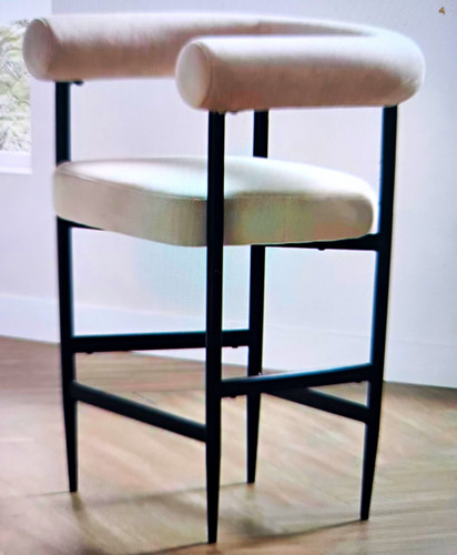 Daals cream velvet upholstered - daals,