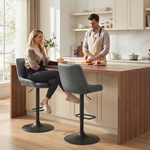 Adjustable bar stools set 2 - adjustable,