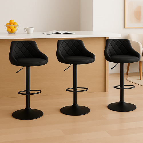 3pcs bar stools - bar, faux