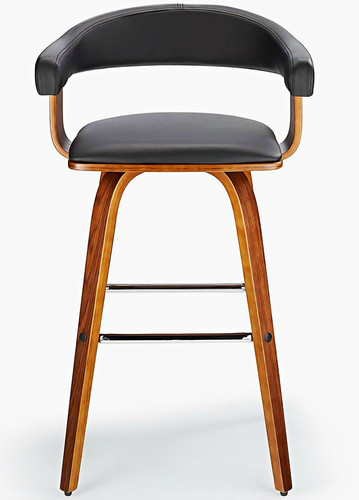 Black upholstered bar - bar, stool
