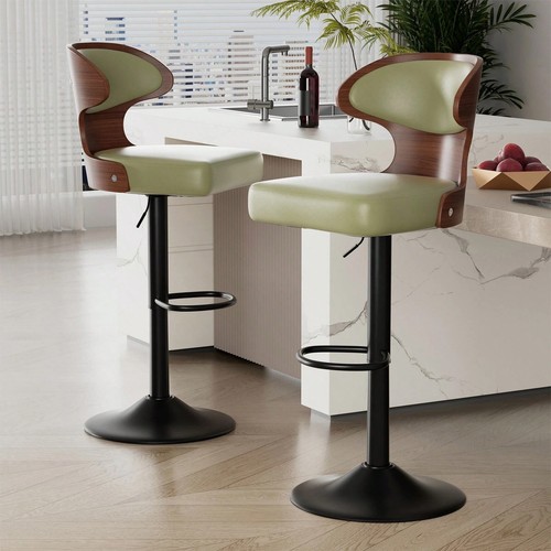 Leather swivel bar - 2x, pu