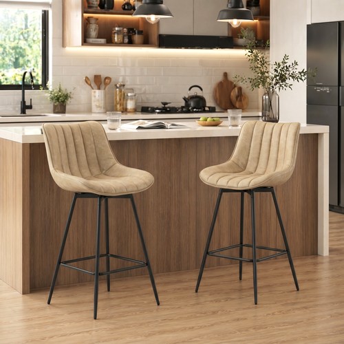 Homcom swivel bar stools set - bar,