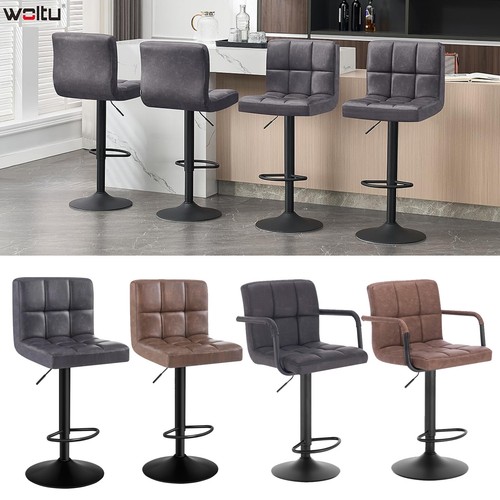 Woltu bar stools faux - faux, leather