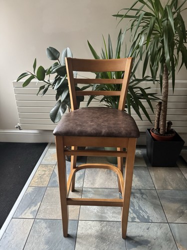Quality wooden bar stools - 8,