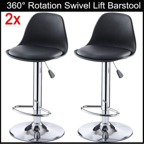 2pcs faux leather bar - 2pcs, stools